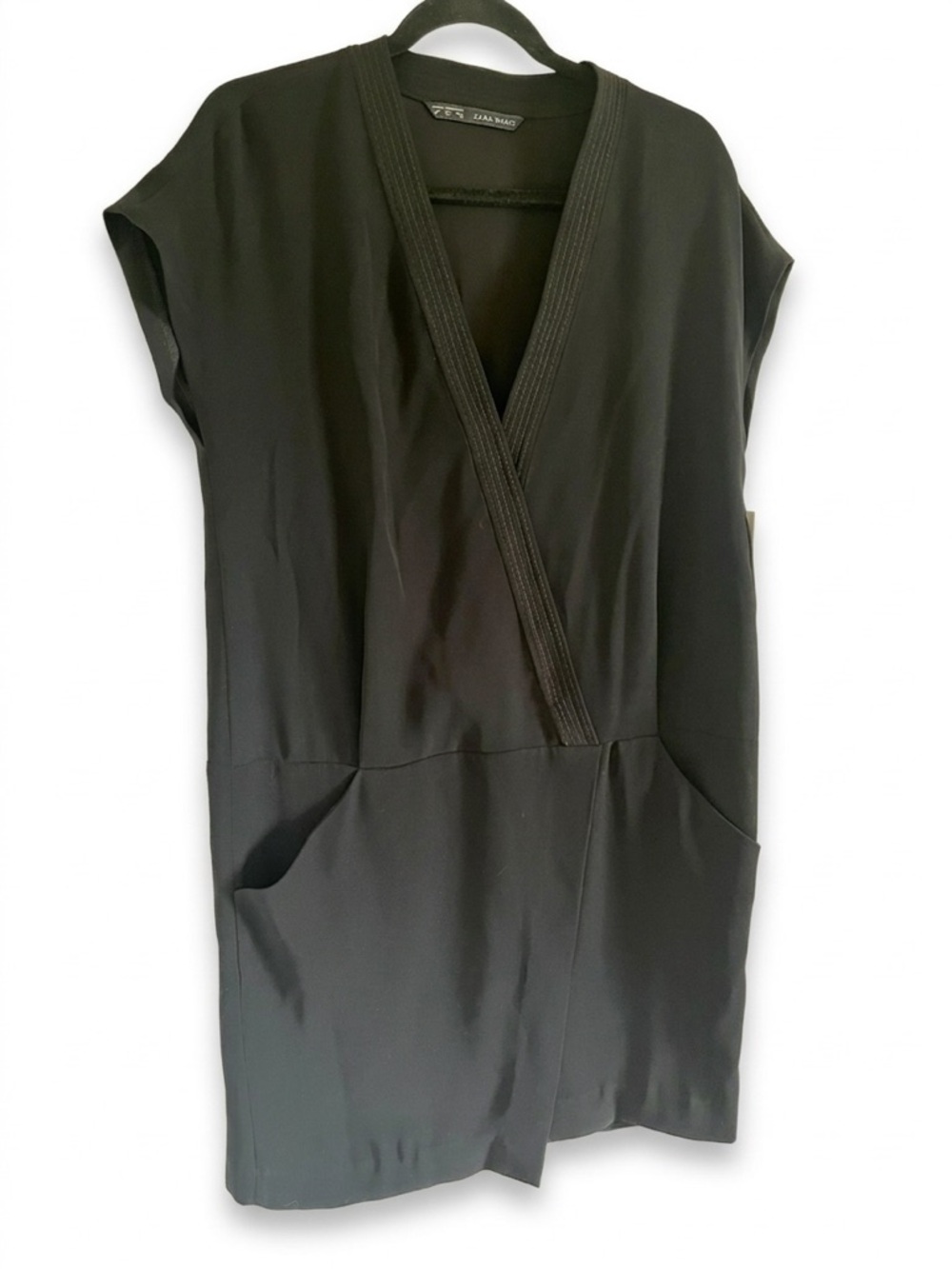 Zara black tunic dress, size medium